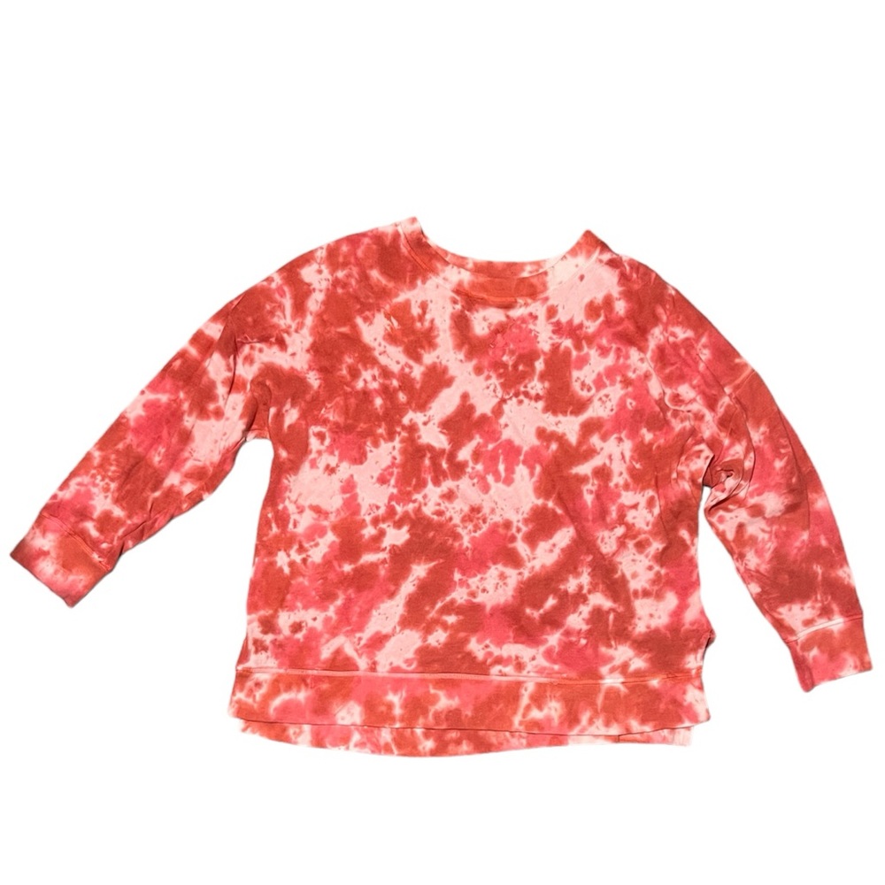 Pink and Red tie dye Sweatshirt True Craft Plus size 1X